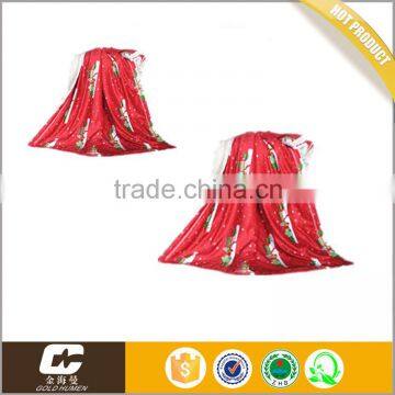 Shaoxing Supplier Good Price High Quality Printed PV Fleece Short Plush Children Blanket