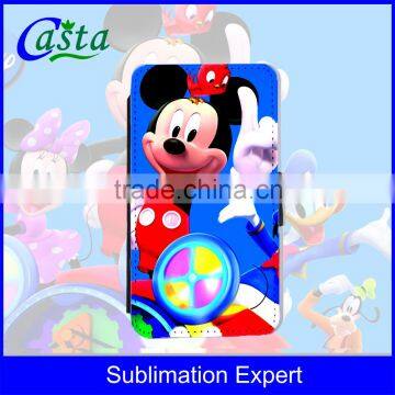 Factory Direct Sale Blank Sublimation Mobile Phone Holster Litchi Grain Sublimation Phone Cover for Samsung Galaxy S7