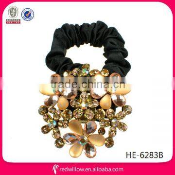 Manufacture wholesale Korea style diamante snap hair band