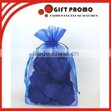 Promotional Gift Blue Organza Bag