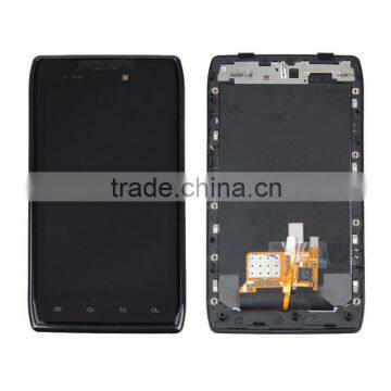 Original Genuine LCD Screen With Digitizer and Frame Assembly For Motorola Droid Razr XT912 - Black