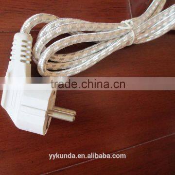 VDE Approved European 3 Prong Right Angle CEE7 7 Schuko Plug