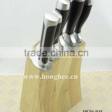 Double Forged 6 Piece Storage Block Kitchen Knives