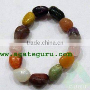 Mix Tumble Stone Bracelets : Wholesale Gemstone