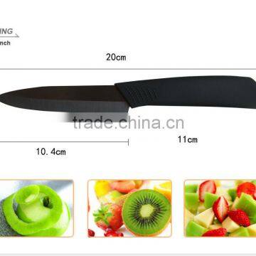 Top Quality Gifts Zirconia Black Blade Black Handle 3" 4" 5" Inch + Peeler + Covers Ceramic Knife Set Kitchen Fruit Knife Set photo-3