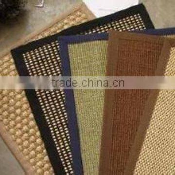 Latex backing 100% Sisal Carpet with fabric binding