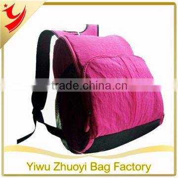 Simple Fashionable Adult Mama Baby Diaper Backpack Bags in Hot Pink