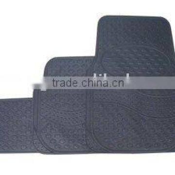 black plastic pvc car foot mat