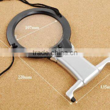 Desktop LED Magnifier /Magnifying Glass With Folding Stand And LED Light photo-3