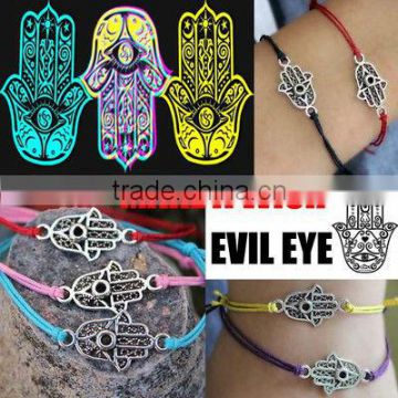 hamsa hand charms evil eye Bracelet