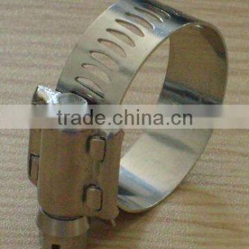 Stainless steel hose clamp