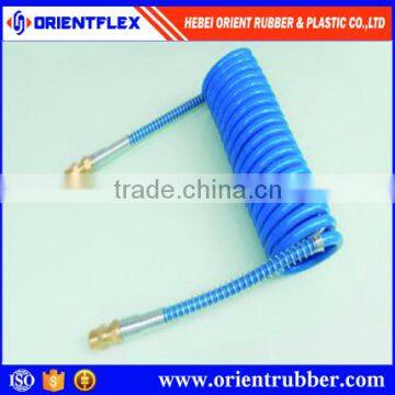 China manufacturer good flexible colorful PU coil reinforced hose