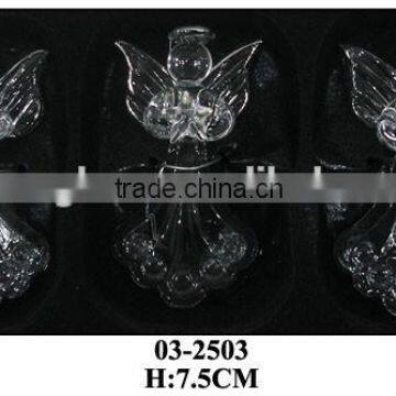 (03-1438)elegant glass angel crystal craft for decoration