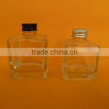 200ml glass square reed diffuser bottle