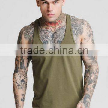 Wholesale gym wear muscle men bodybuilding custom quality stringer singlets