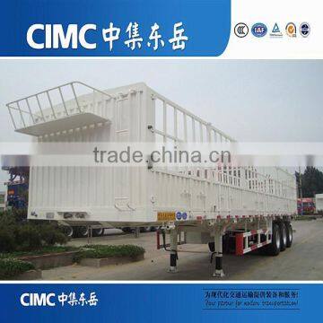 CIMC Competitive Price Cargo Transport Stake Truck Trailer For Sale