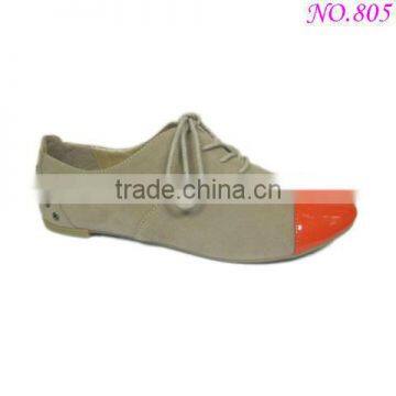 2013 grils lace up falt shoes outdoor shoes