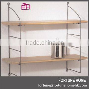 living room decorative wire bracket wall shelf