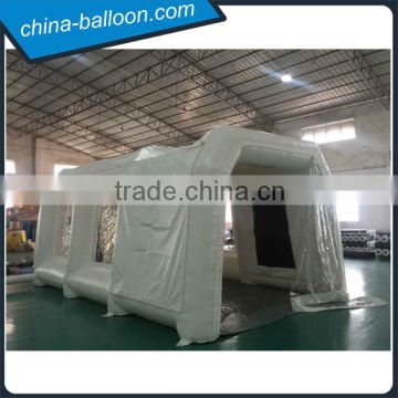 Super quality white color inflatable paint booth / inflatable car garage tent