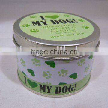 Tin Soy candle soy tin candle