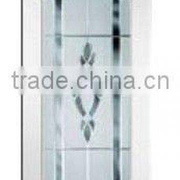 6-12mm decorative engraved tempered glass door