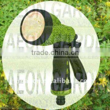 8 pattern water spray gun,metal water nozzle