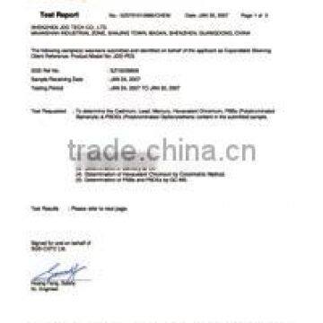 Halogen free Test Report