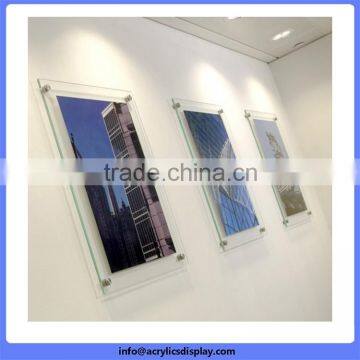 Cheap good quality acrylic poster frames with light