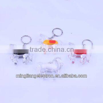 Horse shape led key ring