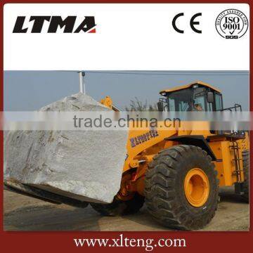 quarry forklift loader for stone handler arrangement