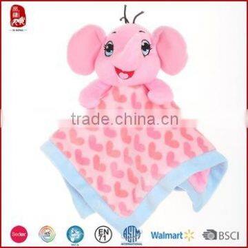 ICTI SEDEX factory top quality cute promotional baby plush comforter blanket                        
                                                Quality Choice