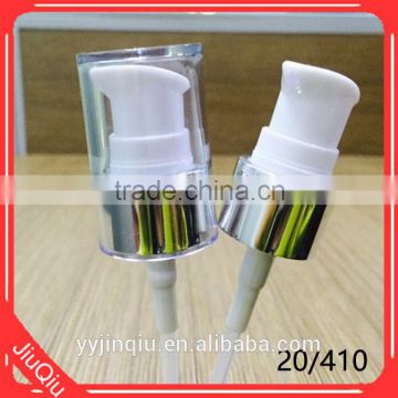 20mm aluminium cosmetic cream pump with AS overcap,lotion pump dispenser