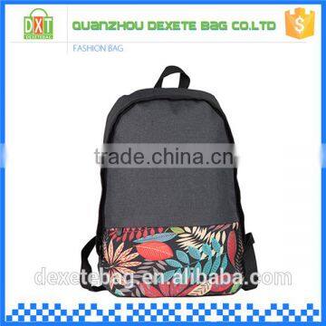 Custom high quality cheap polyester backpack for college student