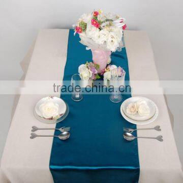 5% discount! 10pcs 14"*108" Satin table runner for Wedding Dining