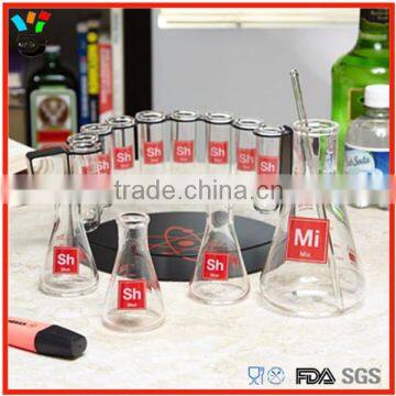 home barware lab glass test tube shot