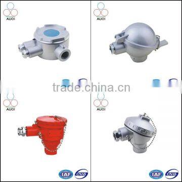 K/T/N/E/R/S/B Type Aluminum Anti-explosion/Water-proof Temperature Sensor Head for RTD or Thermocouple