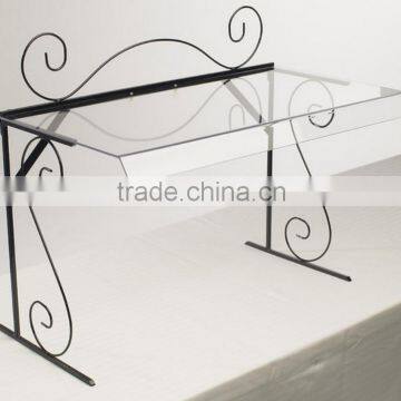 Frame with Acrylic Guard/stainless steel display rack