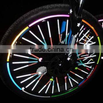 Reflective Bicycle Wheel Stickers Decals photo-6