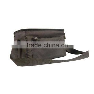 new men hiking grey shoulder fitness cooler lunch bag