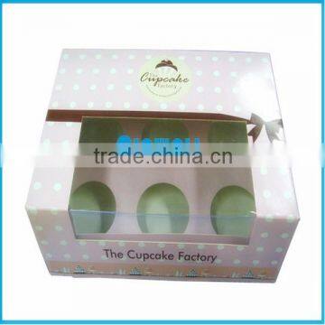 Custom paper cupcake box design