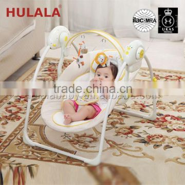 2015 new arrivel plastic Electric Baby Swing Cradle Swing