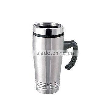 stainless steel outer and plastic inner travel mug MZ-SP008