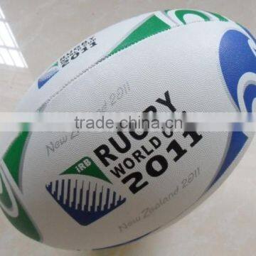 Official Size and Weight Rubber Leather Rugby Ball