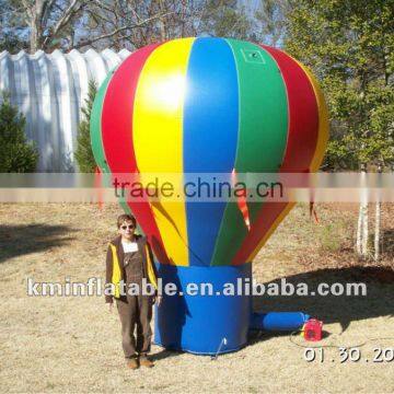 2012 hot sale rainbow inflatable ground balloon