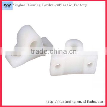 Rubber bushing and plastic bushing