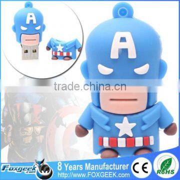 Popular Cartoon Super Heroes Series Usb Flash Drive Custom Pendrive,Wholesale Full Capacity Minions Memory Stick