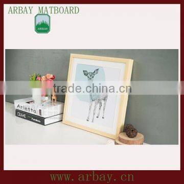 High quality photo frame matboard for decoration the wooden frame/precut passepartout/custom frame matboard