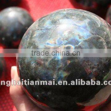 Natural obsidiancrystal ball