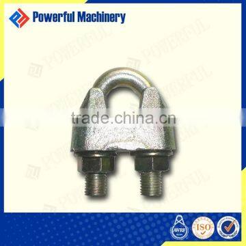 DIN1142 YELLOW GALVANIZED MALLEABLE WIRE ROPE CLIP