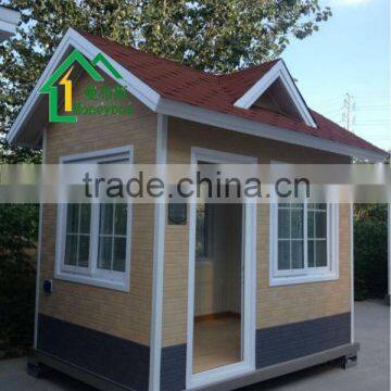 Modern eps panel wall with metal decorative panel modular prefabricated beach house